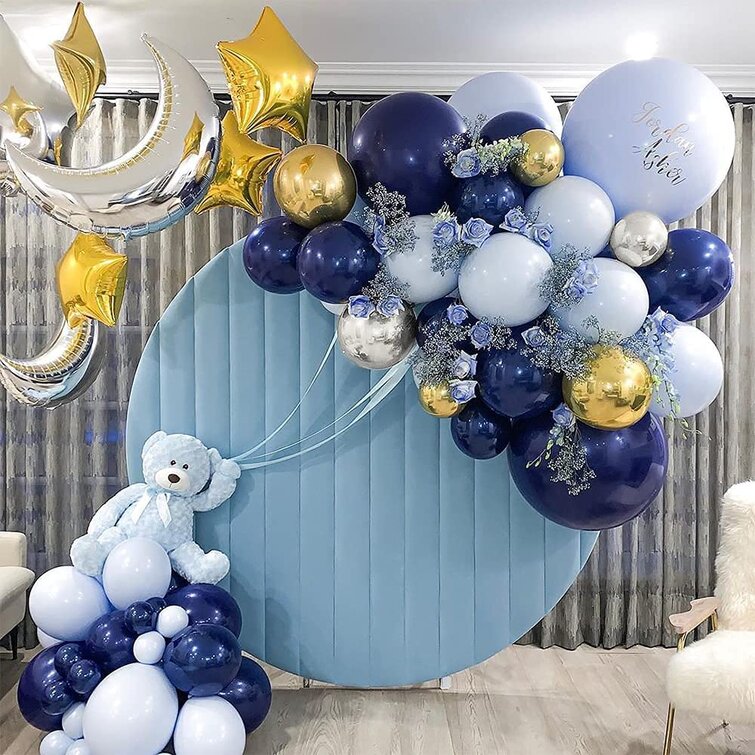 MMTX Arche Ballon Bleu 116 Pi ces Guirlande De Ballons Bleu